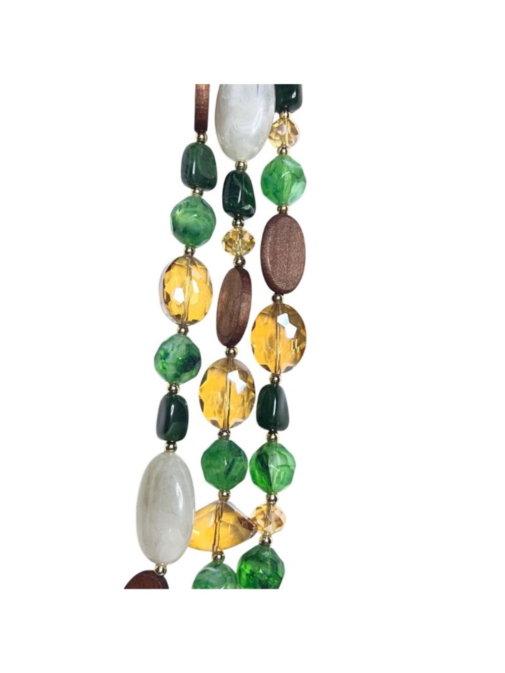 Cara New York Gold Tone Multi-Strand Beaded Necklace (6354) - Picture 4 of 7